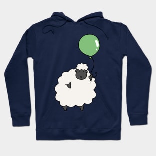 Green Balloon Sheep Hoodie